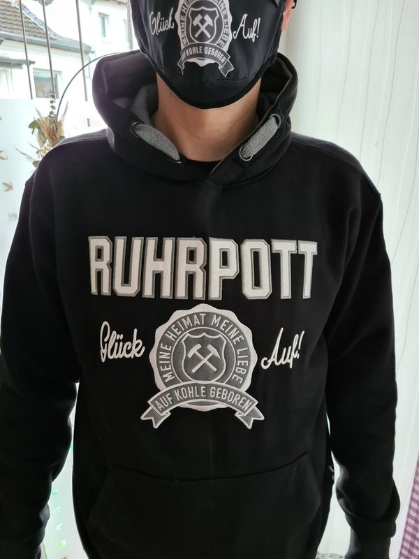 Ruhrpott Hoodie Schwarz